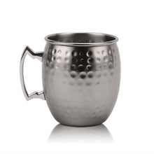 Load image into Gallery viewer, Moscow Mule Mug Set Drum- Copper Hammered 500ml Plated Stainless Steel Cocktail Drink Beer Coffee Cup Travel
