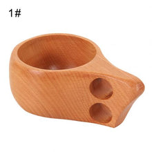 Load image into Gallery viewer, fashion 101ml - 200ml Outdoor Portable Wooden Cup Ancient Kuksa Coffee Tea Milk Drinking Mug Insulation Cup Wood Mugs Drinkware
